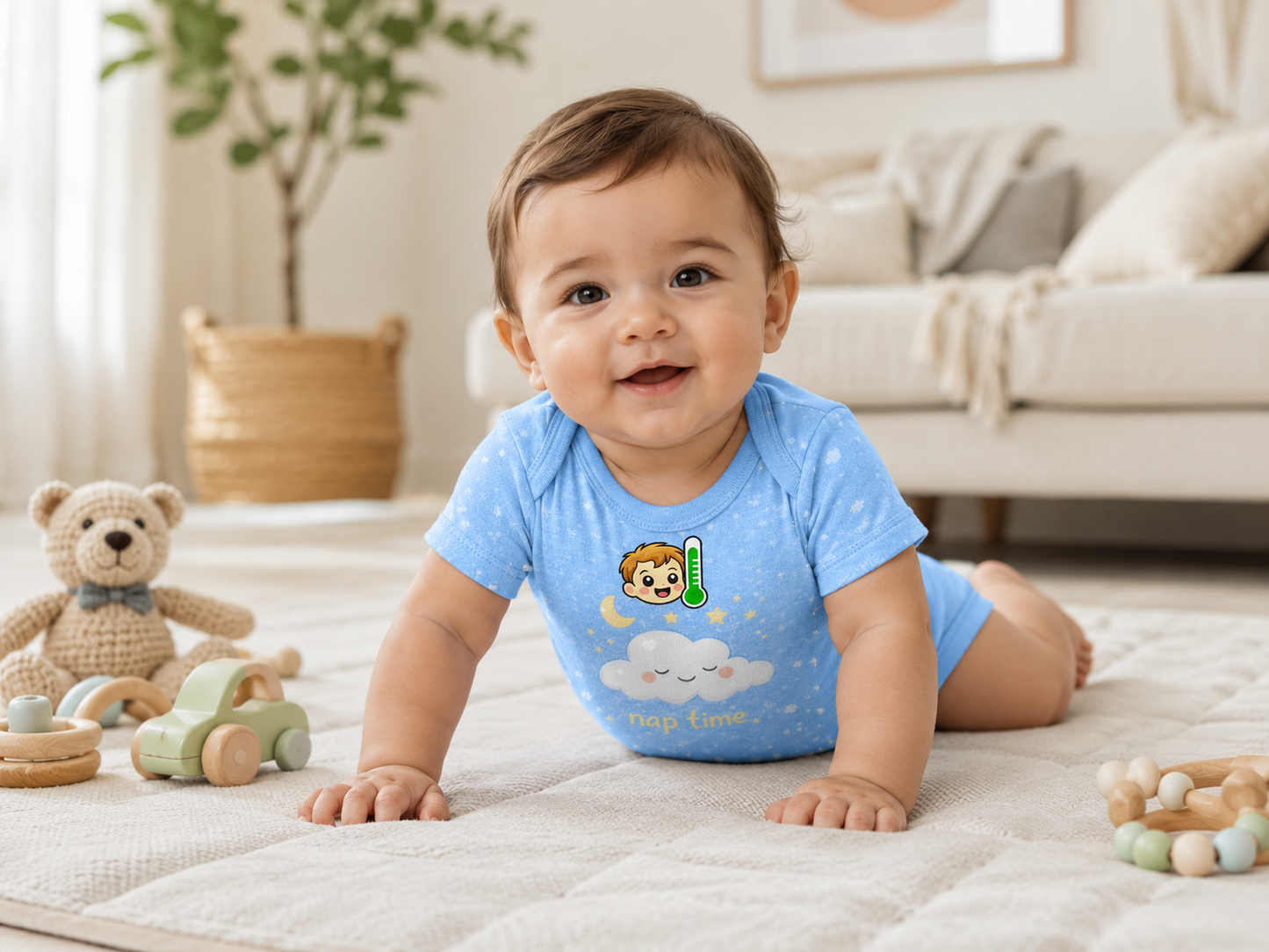 Smart Temperature Baby Onesie